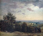 John Constable, View from Hampstead Heath,Looking West